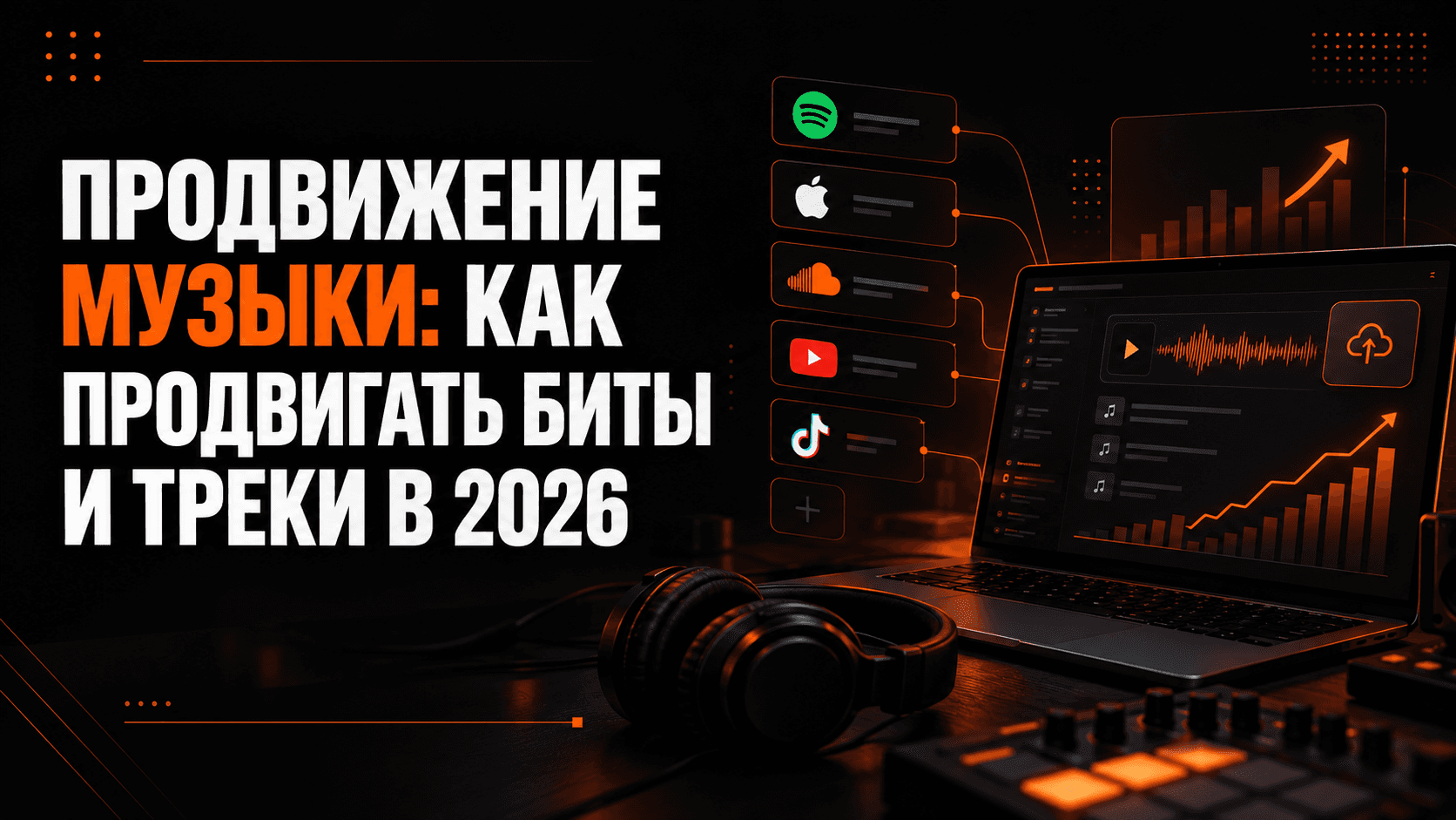 Продвижение музыки: как продвигать биты и треки в 2026