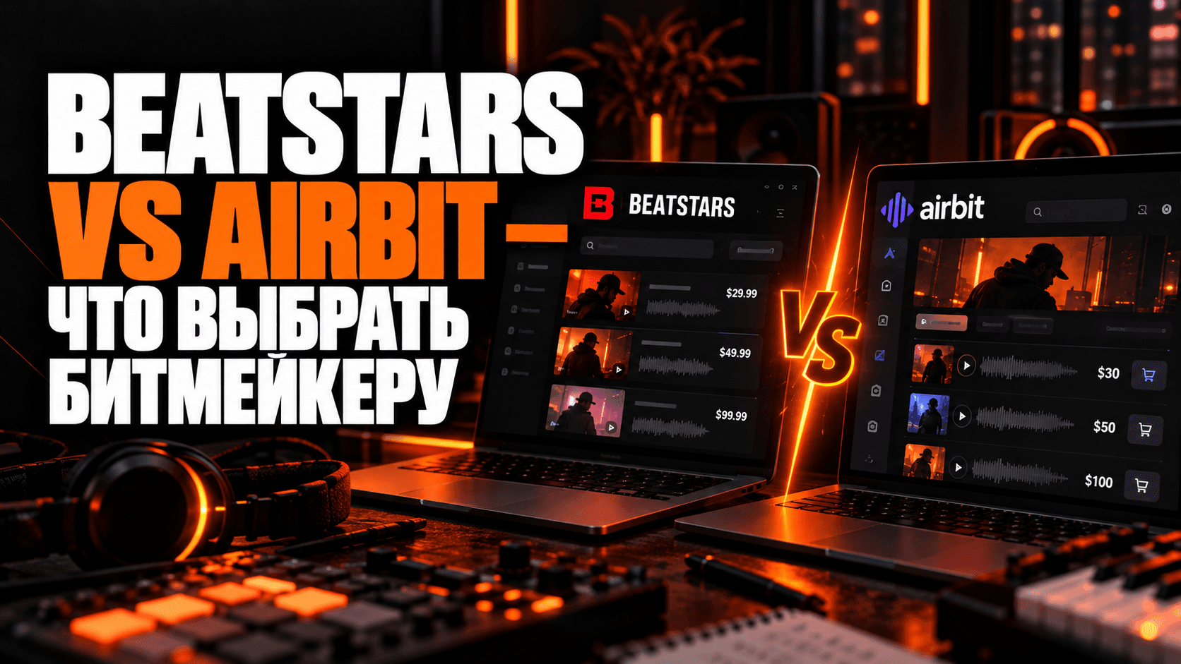 BeatStars vs Airbit — что выбрать битмейкеру